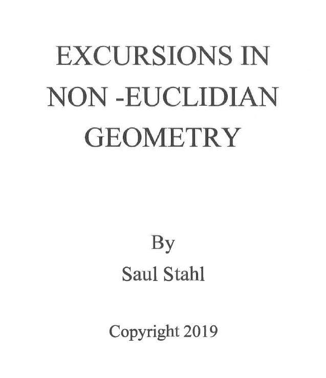 Excursions in Non-Euclidian Geometry Title Page